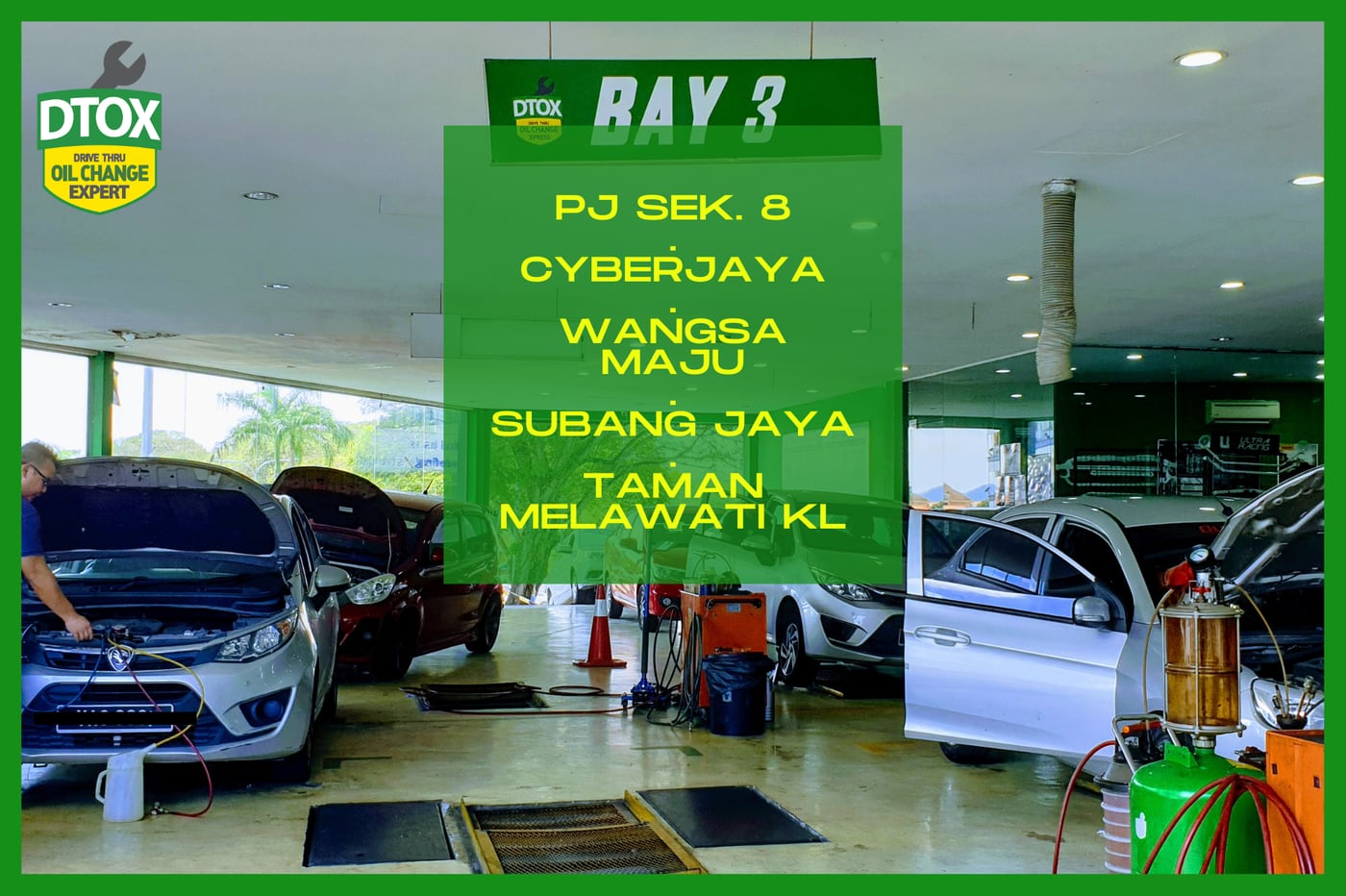DTOX service bay