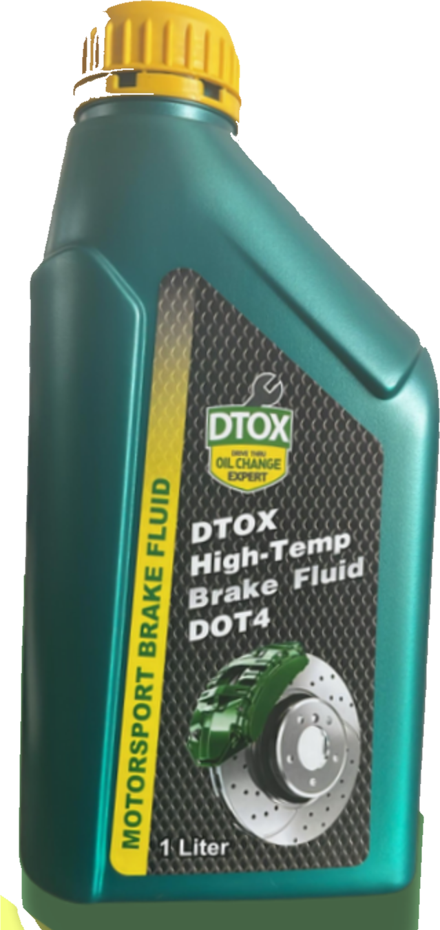 DTOX High-Temp brake fluid DOT4 bottle